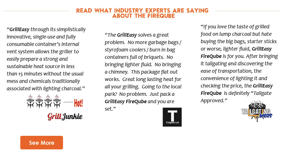 Image of what industry experts are saying about GrillEasy FireQube